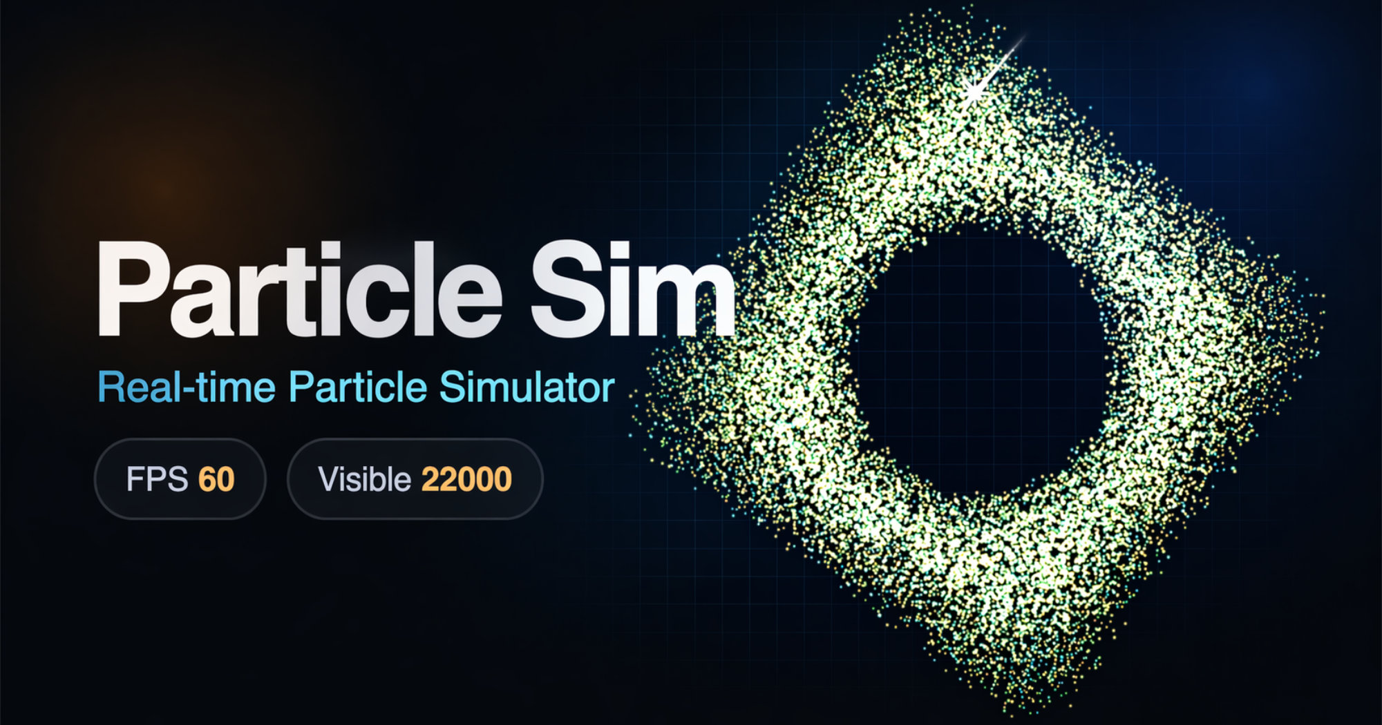 Particle Sim project artwork